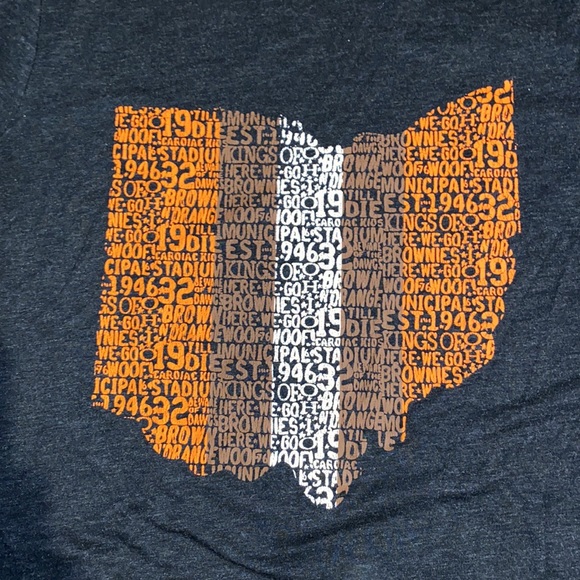 Cleveland Browns Ohio T shirt - Picture 2 of 2